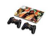For Sony PlayStation 3 Super Slim CECH 4000 Skins Stickers Personalized Decals 2 Controller Covers PS3S4000 78