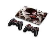 For Sony PlayStation 3 Super Slim CECH 4000 Skins Stickers Personalized Decals 2 Controller Covers PS3S4000 79