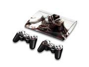 For Sony PlayStation 3 Super Slim CECH 4000 Skins Stickers Personalized Decals 2 Controller Covers PS3S4000 24