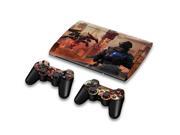 For Sony PlayStation 3 Super Slim CECH 4000 Skins Stickers Personalized Decals 2 Controller Covers PS3S4000 197