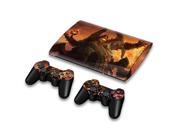For Sony PlayStation 3 Super Slim CECH 4000 Skins Stickers Personalized Decals 2 Controller Covers PS3S4000 191