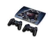 For Sony PlayStation 3 Super Slim CECH 4000 Skins Stickers Personalized Decals 2 Controller Covers PS3S4000 189