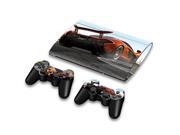 For Sony PlayStation 3 Super Slim CECH 4000 Skins Stickers Personalized Decals 2 Controller Covers PS3S4000 192
