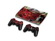 For Sony PlayStation 3 Super Slim CECH 4000 Skins Stickers Personalized Decals 2 Controller Covers PS3S4000 30