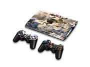For Sony PlayStation 3 Super Slim CECH 4000 Skins Stickers Personalized Decals 2 Controller Covers PS3S4000 33