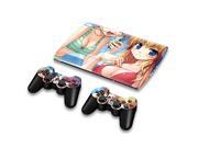 For Sony PlayStation 3 Super Slim CECH 4000 Skins Stickers Personalized Decals 2 Controller Covers PS3S4000 133