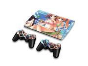 For Sony PlayStation 3 Super Slim CECH 4000 Skins Stickers Personalized Decals 2 Controller Covers PS3S4000 132