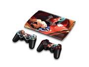 For Sony PlayStation 3 Super Slim CECH 4000 Skins Stickers Personalized Decals 2 Controller Covers PS3S4000 157