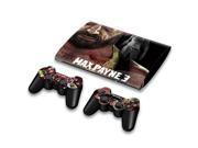 For Sony PlayStation 3 Super Slim CECH 4000 Skins Stickers Personalized Decals 2 Controller Covers PS3S4000 97