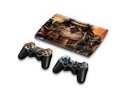 For Sony PlayStation 3 Super Slim CECH 4000 Skins Stickers Personalized Decals 2 Controller Covers PS3S4000 90