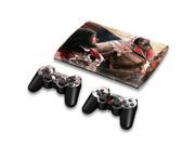 For Sony PlayStation 3 Super Slim CECH 4000 Skins Stickers Personalized Decals 2 Controller Covers PS3S4000 67
