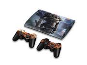 For Sony PlayStation 3 Super Slim CECH 4000 Skins Stickers Personalized Decals 2 Controller Covers PS3S4000 63