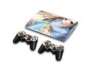 For Sony PlayStation 3 Super Slim CECH 4000 Skins Stickers Personalized Decals 2 Controller Covers PS3S4000 153