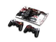 For Sony PlayStation 3 Super Slim CECH 4000 Skins Stickers Personalized Decals 2 Controller Covers PS3S4000 89