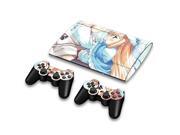 For Sony PlayStation 3 Super Slim CECH 4000 Skins Stickers Personalized Decals 2 Controller Covers PS3S4000 158