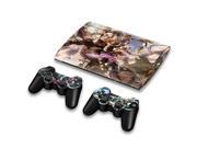 For Sony PlayStation 3 Super Slim CECH 4000 Skins Stickers Personalized Decals 2 Controller Covers PS3S4000 82