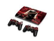 For Sony PlayStation 3 Super Slim CECH 4000 Skins Stickers Personalized Decals 2 Controller Covers PS3S4000 38