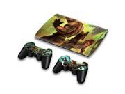 For Sony PlayStation 3 Super Slim CECH 4000 Skins Stickers Personalized Decals 2 Controller Covers PS3S4000 72