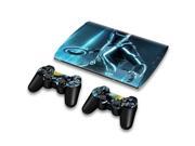 For Sony PlayStation 3 Super Slim CECH 4000 Skins Stickers Personalized Decals 2 Controller Covers PS3S4000 77