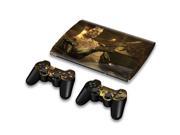 For Sony PlayStation 3 Super Slim CECH 4000 Skins Stickers Personalized Decals 2 Controller Covers PS3S4000 86