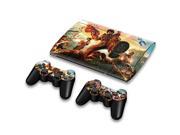 For Sony PlayStation 3 Super Slim CECH 4000 Skins Stickers Personalized Decals 2 Controller Covers PS3S4000 85