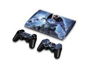 For Sony PlayStation 3 Super Slim CECH 4000 Skins Stickers Personalized Decals 2 Controller Covers PS3S4000 81
