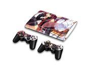For Sony PlayStation 3 Super Slim CECH 4000 Skins Stickers Personalized Decals 2 Controller Covers PS3S4000 167