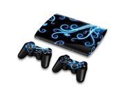 For Sony PlayStation 3 Super Slim CECH 4000 Skins Stickers Personalized Decals 2 Controller Covers PS3S4000 01
