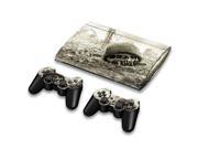 For Sony PlayStation 3 Super Slim CECH 4000 Skins Stickers Personalized Decals 2 Controller Covers PS3S4000 05