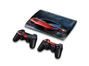For Sony PlayStation 3 Super Slim CECH 4000 Skins Stickers Personalized Decals 2 Controller Covers PS3S4000 04