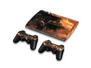 For Sony PlayStation 3 Super Slim CECH 4000 Skins Stickers Personalized Decals 2 Controller Covers PS3S4000 42