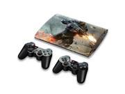 For Sony PlayStation 3 Super Slim CECH 4000 Skins Stickers Personalized Decals 2 Controller Covers PS3S4000 47