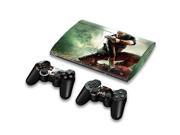 For Sony PlayStation 3 Super Slim CECH 4000 Skins Stickers Personalized Decals 2 Controller Covers PS3S4000 44