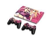 For Sony PlayStation 3 Super Slim CECH 4000 Skins Stickers Personalized Decals 2 Controller Covers PS3S4000 150