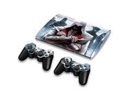 For Sony PlayStation 3 Super Slim CECH 4000 Skins Stickers Personalized Decals 2 Controller Covers PS3S4000 68