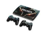 For Sony PlayStation 3 Super Slim CECH 4000 Skins Stickers Personalized Decals 2 Controller Covers PS3S4000 69