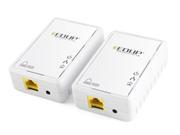 EDUP Poweline Mini Adapter Kit Up to 200 Mbps HomePlug AV Ethernet Bridge EP PLC5513