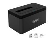 UNITEK USB 3.1 Type C USB C to SATA Gen 2 10Gbps Single Bay External Hard Drive Docking Station for 2.5 3.5 Inch SATA SSD HDD Support UASP 8TB Include