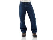 Carhartt Work Pants Mens Denim Jeans Flame Resistant 38 x 30 FRB13