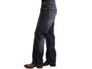 Stetson Western Denim Jeans Mens 38 x 32 Royal 11 004 1520 4051 BU