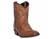 Dingo Western Boots Womens Antique 6 Shaft Collar 10 M Tan DI 862