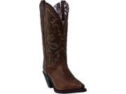 Laredo Fashion Boots Womens Access Stitched Cowboy 9.5 W Tan 51078