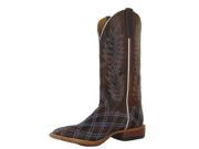 Horse Power Western Boots Mens Billy Goat 10 D Chocolate HP1584