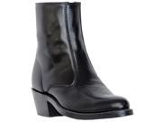 Laredo Western Boots Mens Leather Long Haul Zip Side 8 D Black 62001