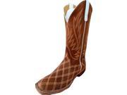 Horse Power Western Boots Mens Leather Cowboy 9 D Brass Monkey HP1083