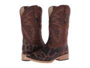 Roper Western Boots Womens Leopard Print 6 B Brown 09 021 1900 0259 BR