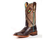 Johnny Ringo Western Boots Womens Cowboy 6 B Brown Blue JR922 38C