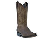 Laredo Western Boots Mens Willow Creek Stitched Sniptoe 12 D Tan 68424