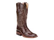 Ferrini Western Boots Womens Gator Exotic Cowboy 6.5 B Brown 90793 09
