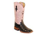 Ferrini Western Boots Womens Anteater Cowboy 8 B Black Pink 92393 04